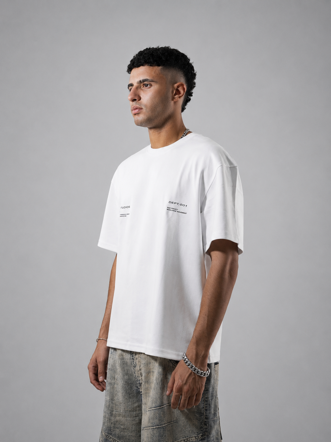 DEPT.001 TEE —WHITE