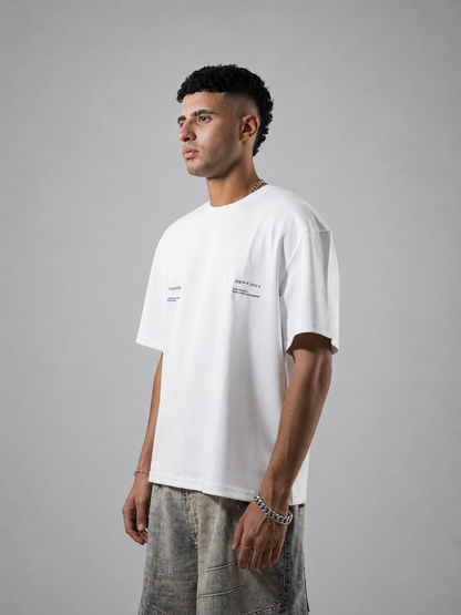 DEPT.001 TEE —WHITE