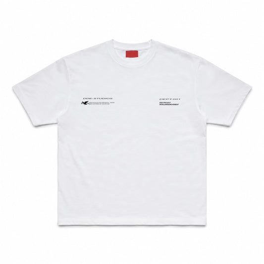 DEPT.001 TEE —WHITE