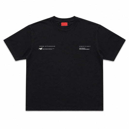 DEPT.001 TEE — BLACK