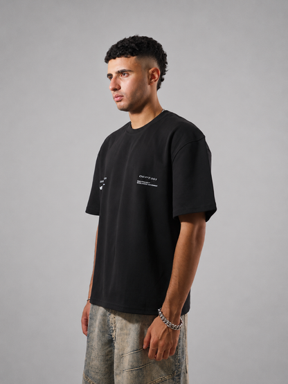 DEPT.001 TEE — BLACK