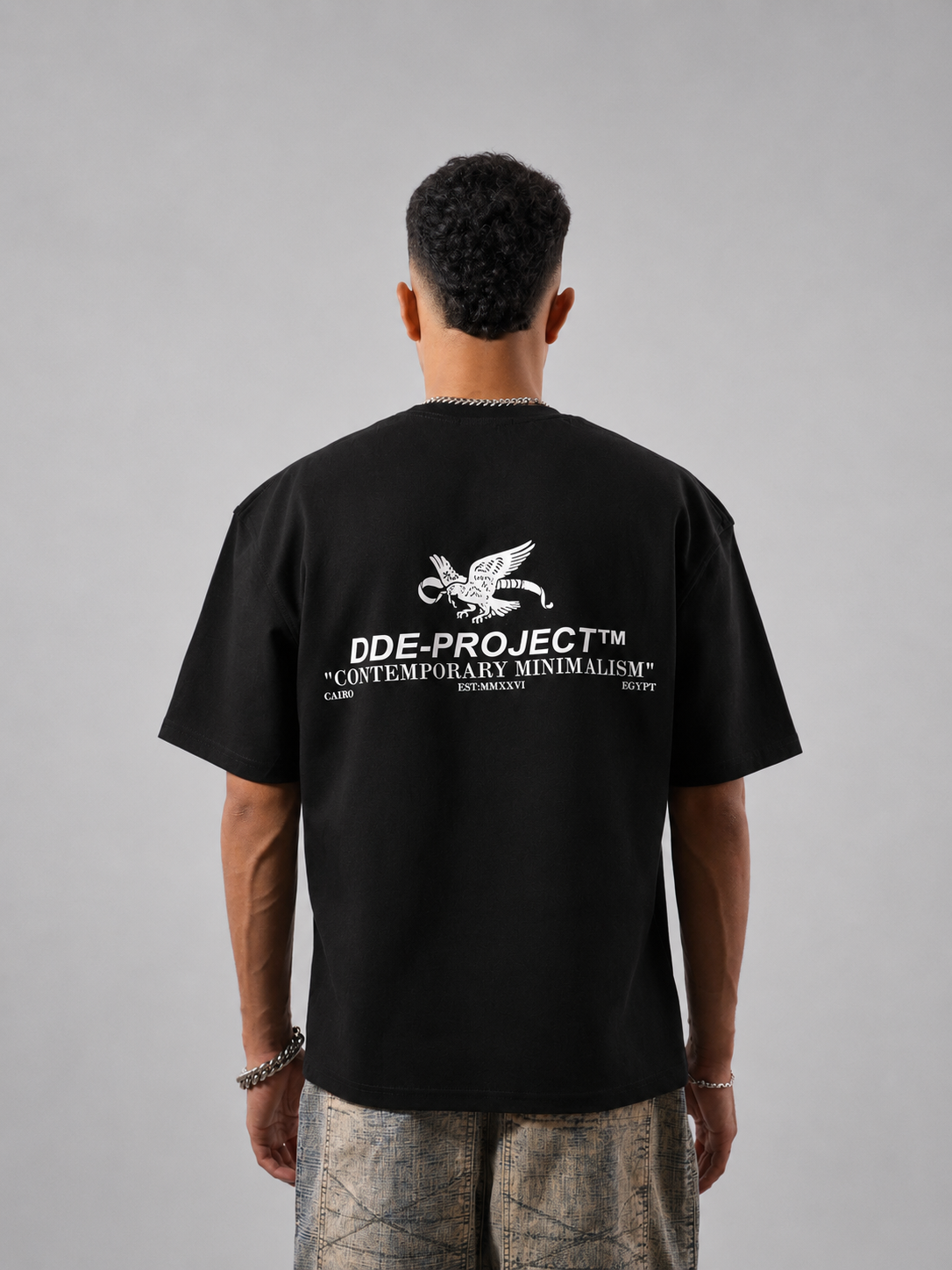 DEPT.001 TEE — BLACK